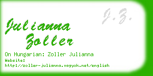 julianna zoller business card